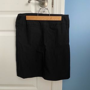 Lulu-B black straight mini skirt